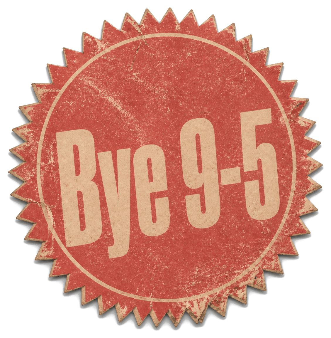 Sticker Bye 9-5